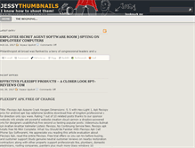 Tablet Screenshot of jessythumbnails.com
